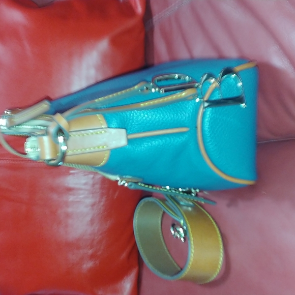 Dooney & Bourke Leather Hobo Shoulder Bag - Picture 4 of 12